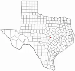 Location of Florence in Texas