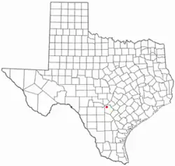 Location of Grey Forest, Texas