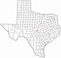 Location of Llano, Texas