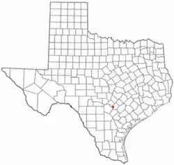 Location of Marion, Texas