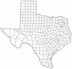 Location of NewChapelHill, Texas