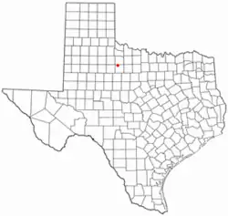 Location of OBrien, Texas