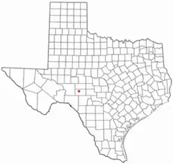 Location in the state of Texas
