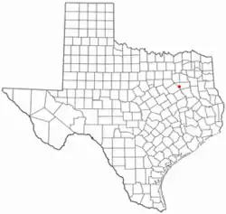 Location of Trinidad, Texas