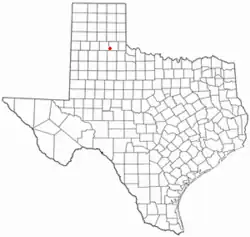 Location of Turkey, Texas