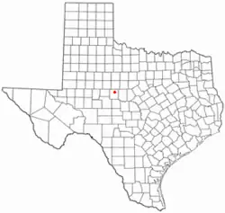 Location of Winters, Texas