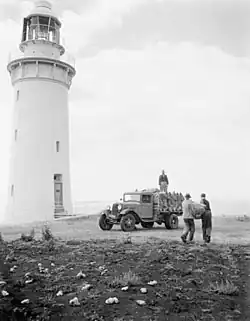 Table Cape Lighthouse in 1948