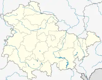 Suhl is located in Thuringia