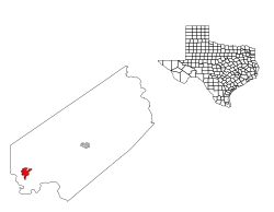 Location of Trinity, Texas