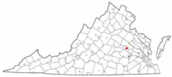 Location of Dumbarton, Virginia