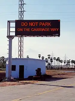 Variable Message Sign