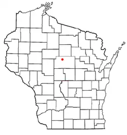 Location of Rib Falls, Wisconsin