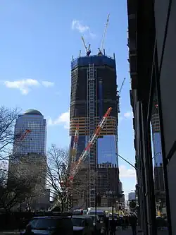 March 19, 2011, as construction reaches the 60th floor.
