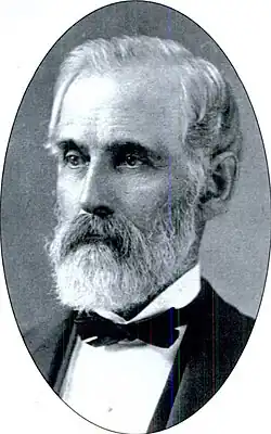 Black-and-white oval portrait of Walter Sheldon Johnson with a neutral expression