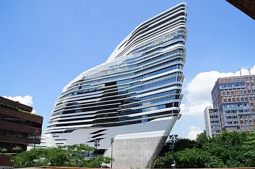 Jockey Club Innovation Tower in Hong Kong by Zaha Hadid, 2013
