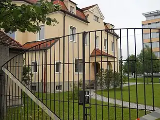 Munich Gasworks as it appeared in 2011 (building on the left)
