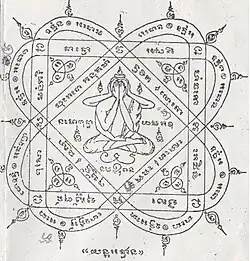 Khatha, sacred Yantra amulet from Thailand