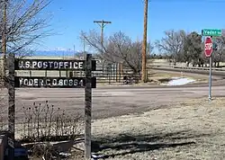 Yoder, looking west.